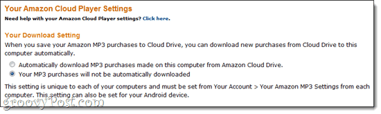 Amazon Cloud Player Desktop Έκδοση-Επανεξέταση και προβολή οθόνης
