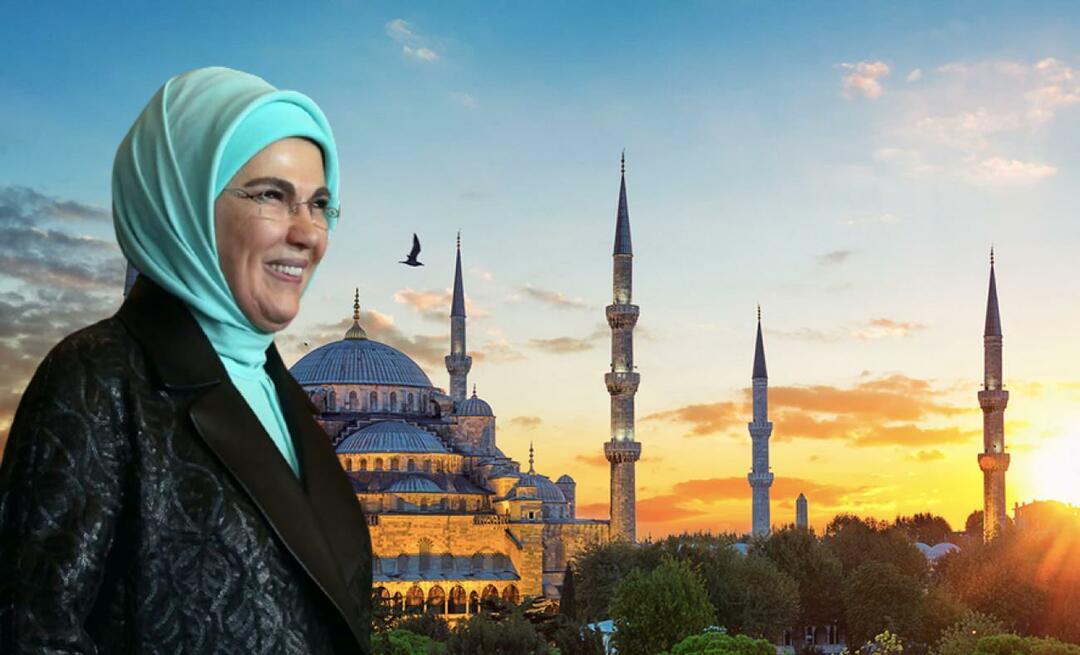 Κοινή χρήση του Ραμαζάνι από την Emine Erdoğan: Εύχομαι το Ραμαζάνι να φέρει ευημερία στη χώρα μας