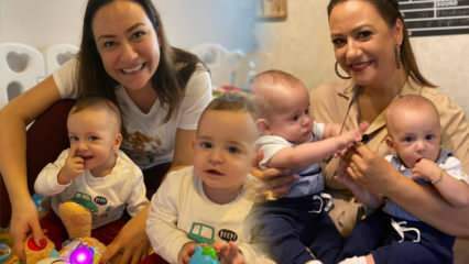 Η νέα στάση της παρουσιαστής Ezgi Sertel με τα δίδυμα παιδιά της! 
