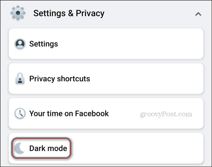 Facebook Dark Mode Ρυθμίσεις Android Απόρρητο Dark Mode