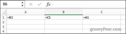 Μια έμμεση κυκλική αναφορά στο Excel