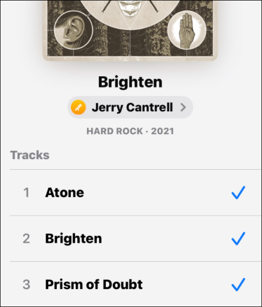 Τα προστιθέμενα κομμάτια δημιουργούν μια συλλογική λίστα αναπαραγωγής στη μουσική της Apple