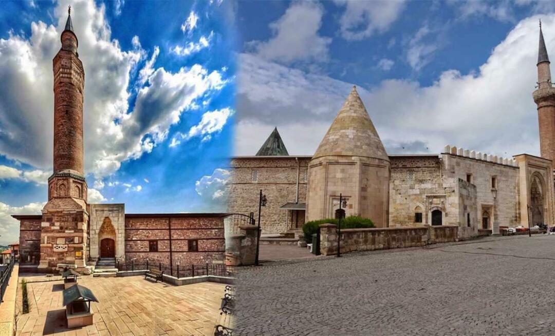 Τζαμιά παγκόσμιας κληρονομιάς της UNESCO από την Άγκυρα και το Ικόνιο. Το τζαμί Arslanhane και το τέμενος Eşrefoğlu