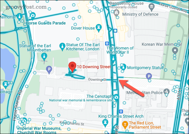 Διαδρομές οδικής προβολής Χαρτών Google