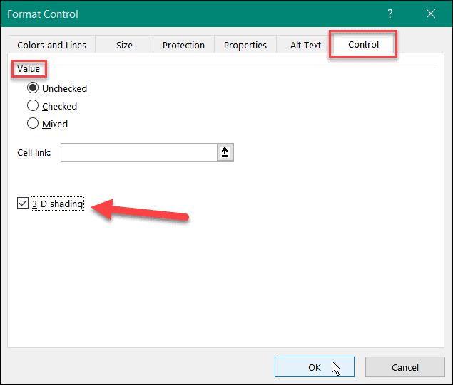 Εισαγάγετε ένα πλαίσιο ελέγχου στο Microsoft Excel