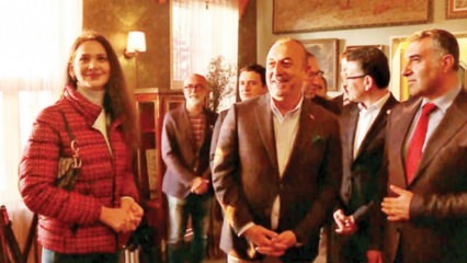 Ο υπουργός Mevlüt Çavuşoğlu επισκέφθηκε το σύνολο της σειράς Αντιπαράθεσης