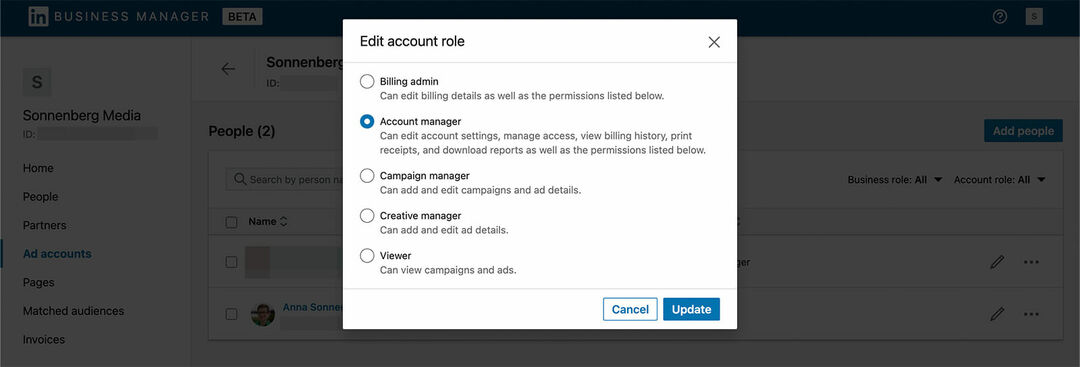 how-to-get-started-linkedin-business-manager-add-ad-accounts-edit-account-role-update-step-13