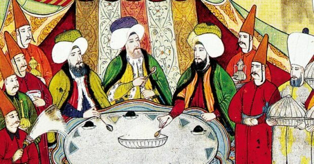Οθωμανική γιορτή τροφίμων σουλτάνου