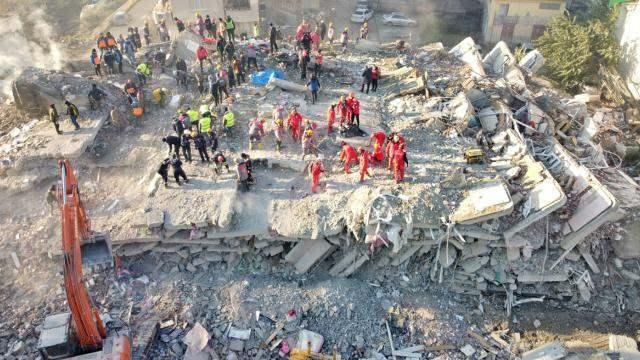 Καρέ από τον σεισμό του Kahramanmaraş