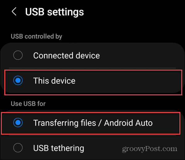 Μεταφέρετε φωτογραφίες από το Android σε μια μονάδα USB
