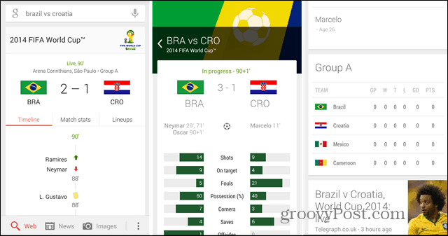 Παγκόσμιο Κύπελλο 2014: Χρησιμοποιήστε το Google Now για να παρακολουθήσετε τις ομάδες σας