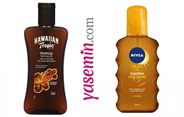 HAWAIIAN TROPIC Sun Oil Coconut F0 200ml & NIVEA Sun Sunscreen και Bronzing Spray Spray 50 200 ml