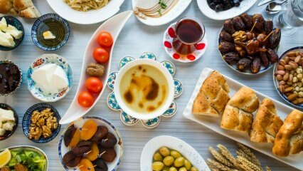 Πώς είναι το μενού sahur και iftar που δεν βάζει βάρος; Προτάσεις διαιτητικού Ραμαζανιού ...