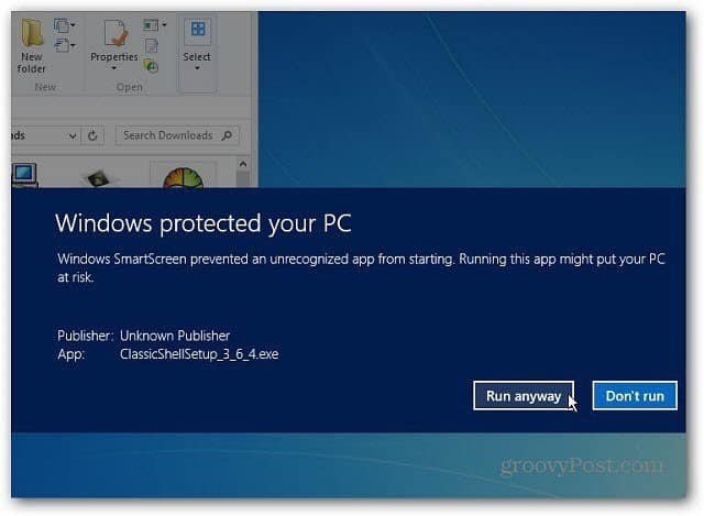 Πώς να απενεργοποιήσετε το Windows 8 SmartScreen