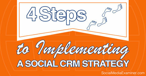 βήματα για την εφαρμογή του κοινωνικού CRM