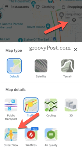 Ενεργοποιήστε την προβολή δρόμου στους Χάρτες Google στο κινητό