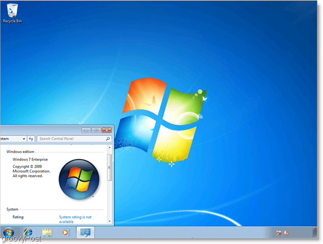 Windows 7 επιχείρηση, λειτουργεί ως vhd