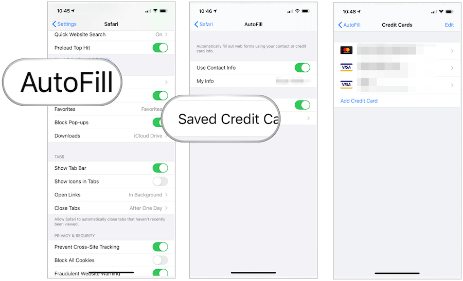 iOS Πιστωτική Κάρτα