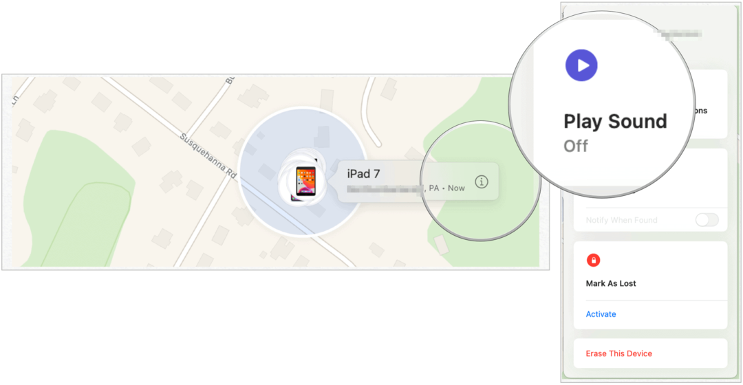 Χρησιμοποιώντας το Apple Find My App σε Mac