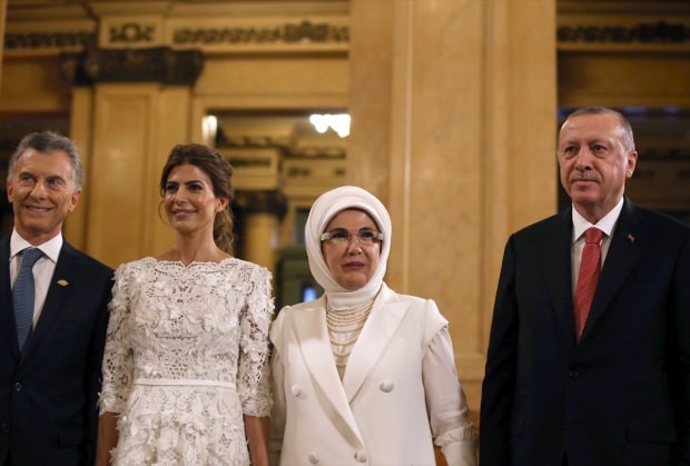 Η πρώτη κυρία Erdoğan εξέφρασε την ικανοποίησή της για τη Σύνοδο Κορυφής της G20 στην Αργεντινή