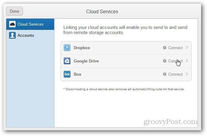 Αυτόματη αποστολή συνημμένων στο Gmail στο Google Drive, Dropbox και Box