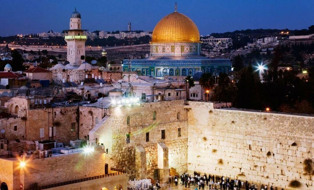 Σε ποιους μήνες είναι προτιμότερο να επισκεφθείτε την Ιερουσαλήμ; Γιατί η Ιερουσαλήμ είναι τόσο σημαντική για τους μουσουλμάνους;