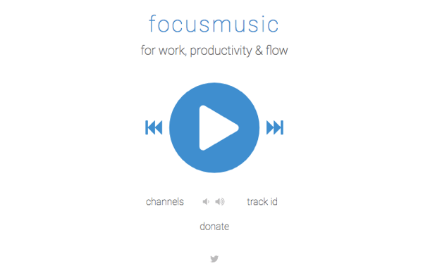 Λάβετε μουσική για εστίαση στο FocusMusic.fm.