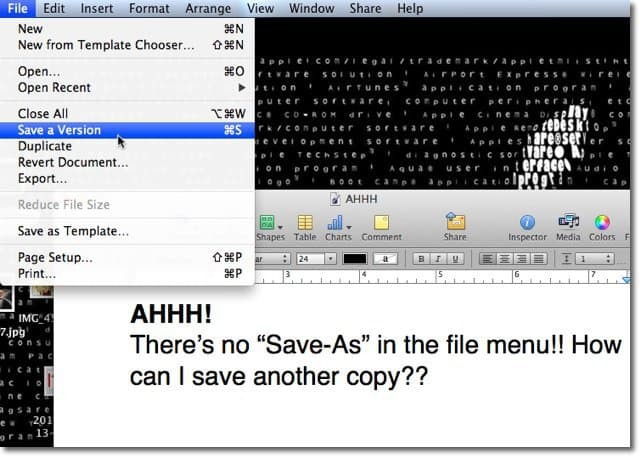 Mac OS X Lion: Αποθήκευση-Όπως και με τις εκδόσεις