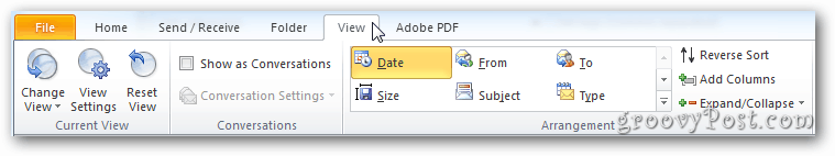 Outlook 2010: Πώς να εμφανίσετε την καταμέτρηση στοιχείου σε φακέλους IMAP