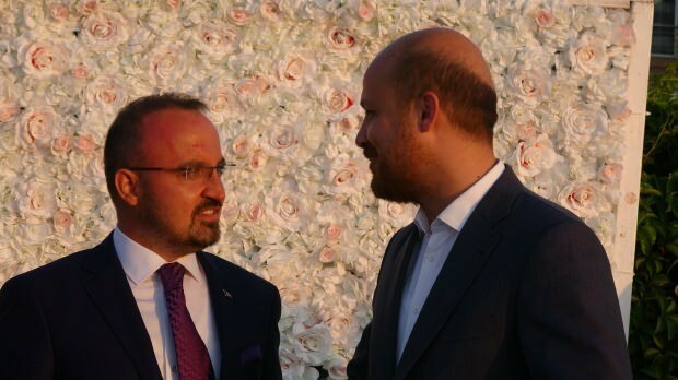 Αντιπρόεδρος της Ομάδας Κόμματος των Κόμματος των Άκρων Bülent Turan και Bilal Erdoğan